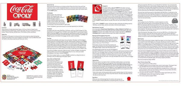 Coca-Cola OPOLY Collector's Edition Set