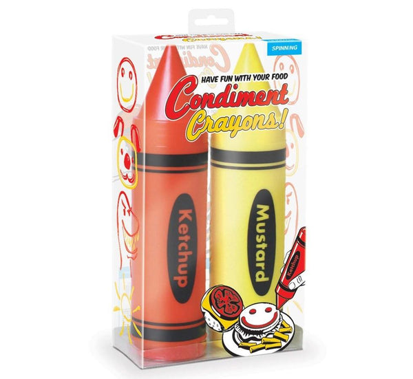 Ketchup and Mustard Crayons