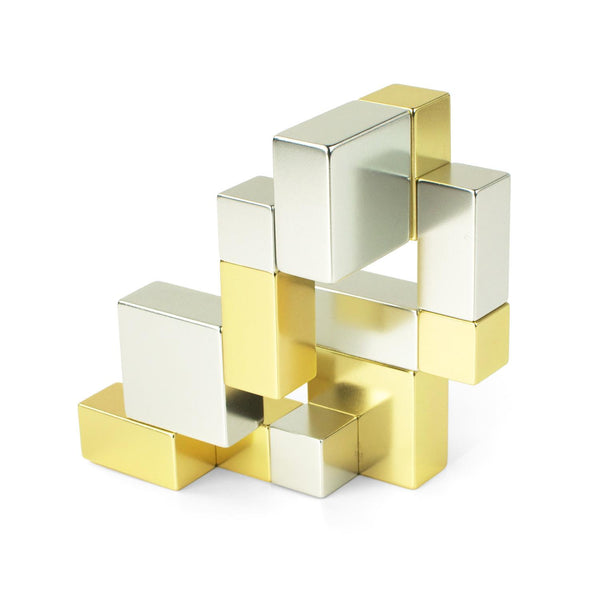 Playable Art Metal Cube (Gold/Silver)