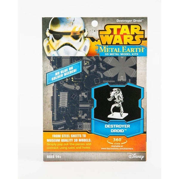 Star Wars Metal Earth Destroyer Droid Metal 3D Model
