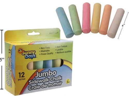 Sunny Dayz Jumbo Sidewalk Chalk
