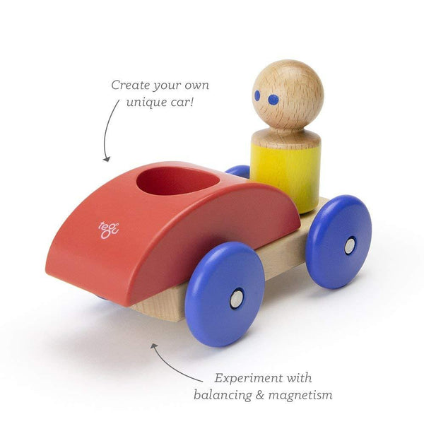 Tegu Magnetic Racer (Poppy Red)