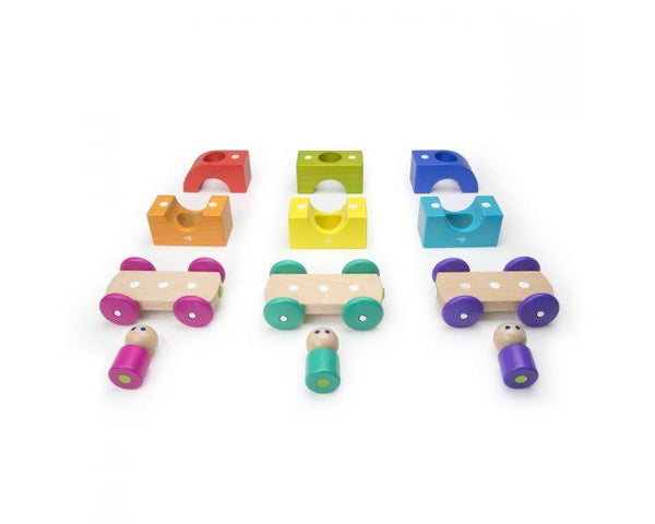 Tegu Magnetic Rainbow Tram Train