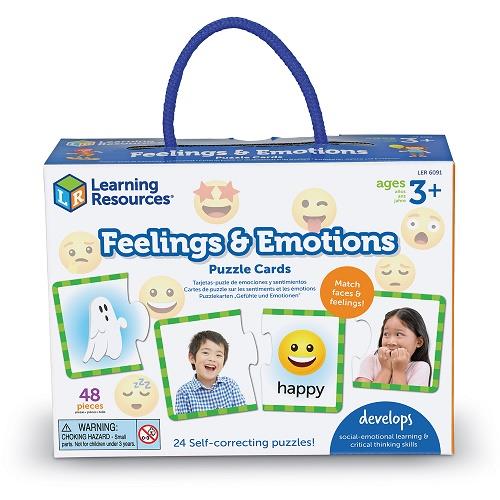 Learning Resources Feelings and Emotions Puzzle Cards