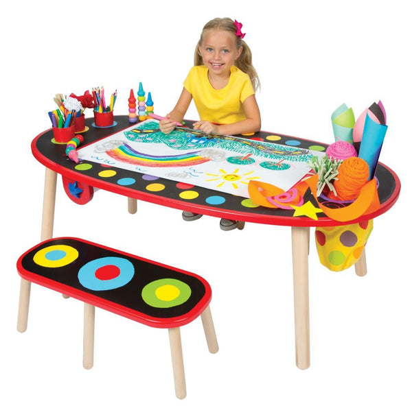 Alex Super Art Table With Paper (Montreal, In-Store or Pickup ONLY) (Floor Model)