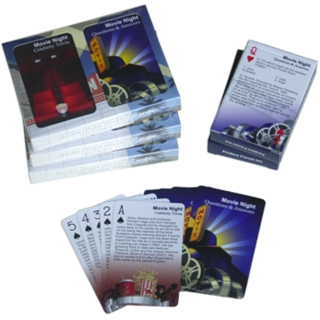 Movie Night Playing Cards