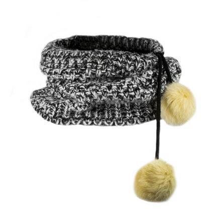 MinxNY Black & White Bedford Scarf & Hat
