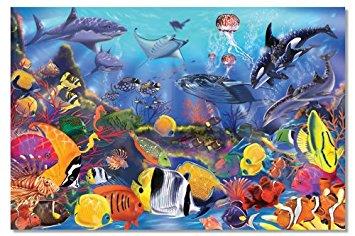 Melissa & Doug Floor Puzzle Underwater 48 Pcs