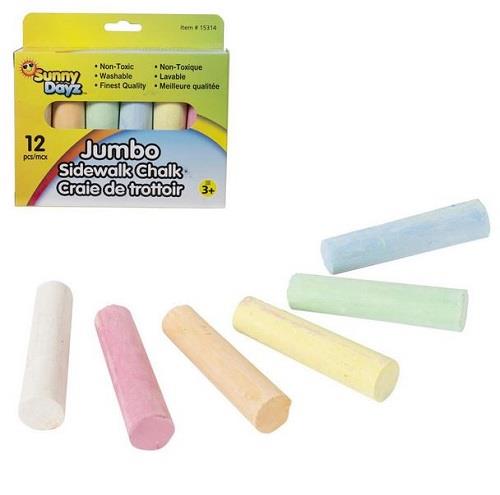 Sunny Dayz Jumbo Sidewalk Chalk