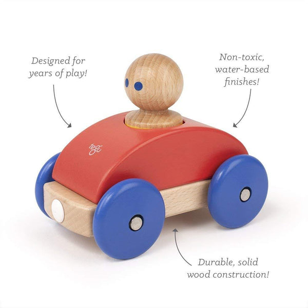 Tegu Magnetic Racer (Poppy Red)