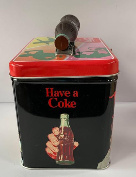 Coca-Cola Tin Square Lunch Box - Have a Coke, Refresh Yourself
