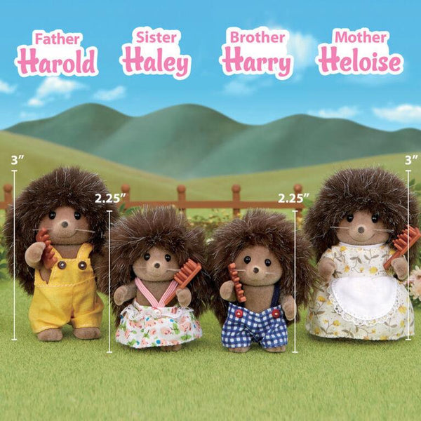 Calico Critters Pickleweeds Hedgehog Familly