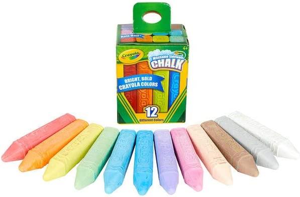 Crayola Washable Sidewalk Chalk (12 Pcs)