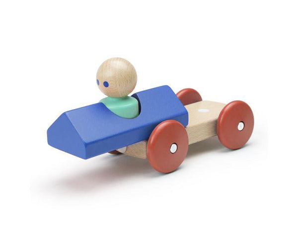 Tegu Magnetic Racer (Blue & Poppy Red)