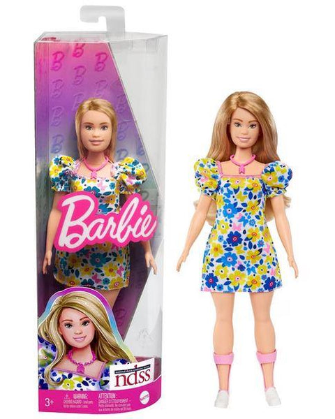Barbie Down Syndrome Yellow Floral Dress
