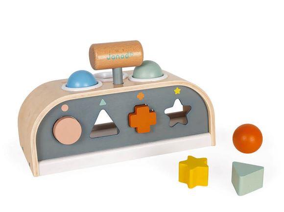 Janod Sweet Cocoon Tap Tap Shape Sorter