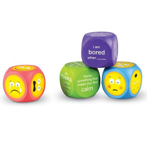 Learning Resources Emoji Soft Foam Cubes