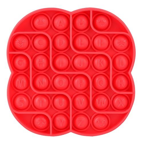 Busy Sensory Popper Alphabet Red