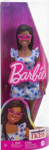 Barbie Down Syndrome with Blue Heart Dress