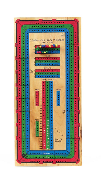 CHH Games Cribbage Deluxe Color 3 Track