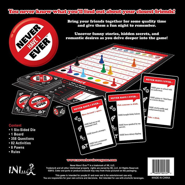 Never Have I Ever Board Game