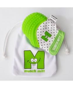 Munch Mitt Baby Teething Mitten Green