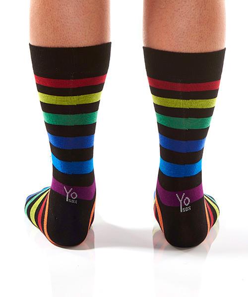 Yo Sox Men Socks Multicolored Stripes