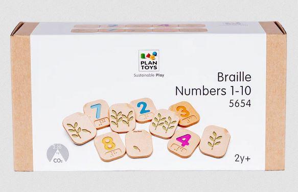 Braille Numbers 1-10