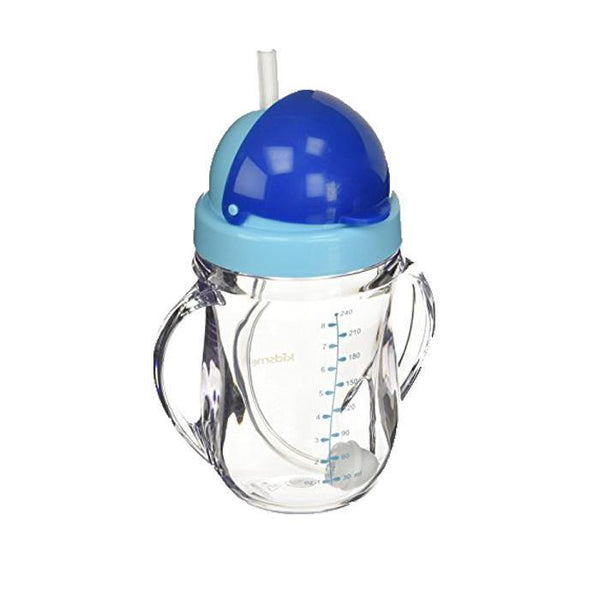 Tritan Training Cup With Straw Blue