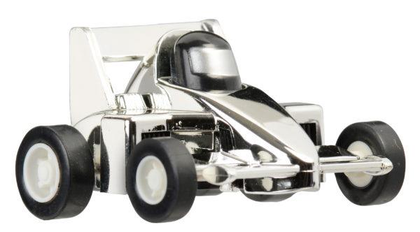 Aeromax Silver Aero Pull Back Race Car (Black)