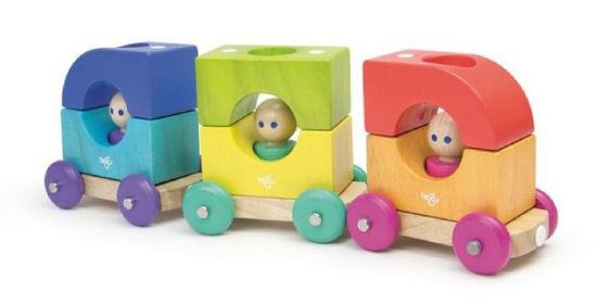 Tegu Magnetic Rainbow Tram Train