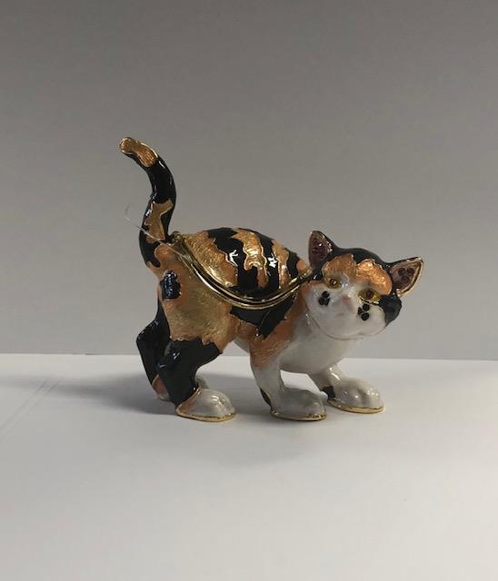 Portman Studio Jewelry Box Tortoiseshell Cat