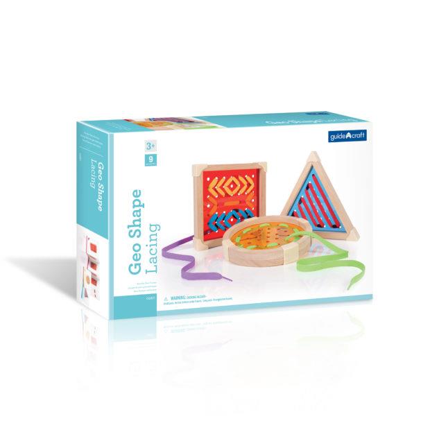 Guidecraft Geo Shape Lacing