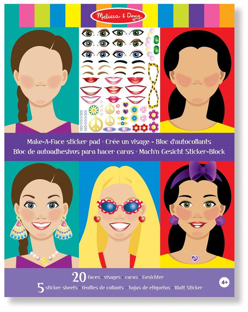 Melissa & Doug Make-a-Face Sticker Pad