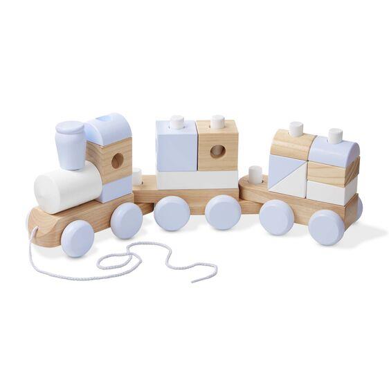 Melissa & Doug Jumbo Stacking Train (Neutral) (Montreal, In-Store or Pickup ONLY)