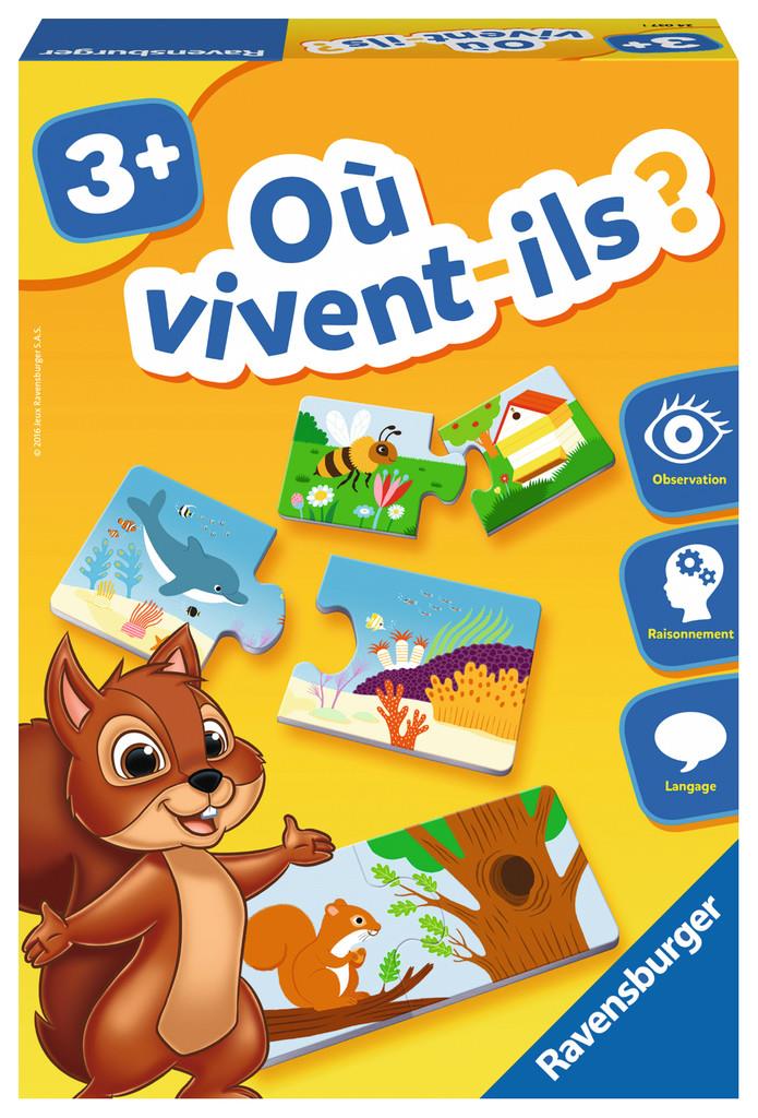 Ravensburger Où Vivent-Ils?