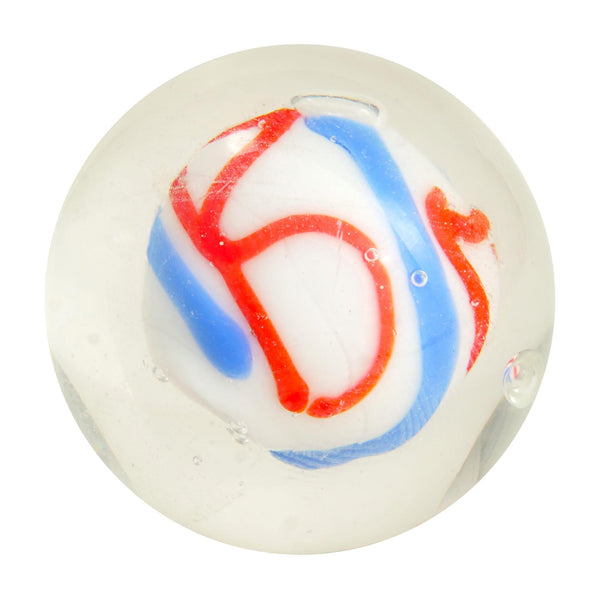 House of Marbles Handmade Celebration (White,Red,Blue) 25mm