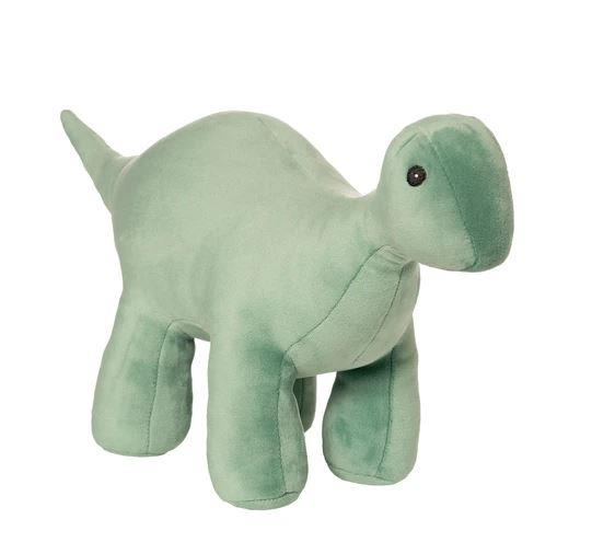 Manhattan Toy Velveteen Dino Brontosaurus - Stomper (Green)