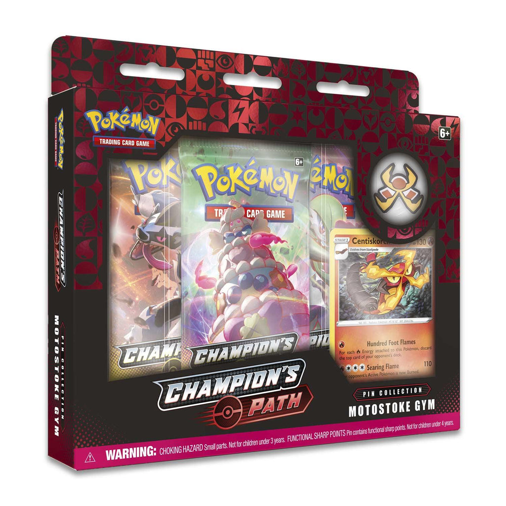 Pokemon Champion's Path Pin Collection Motostoke Gym (Red)