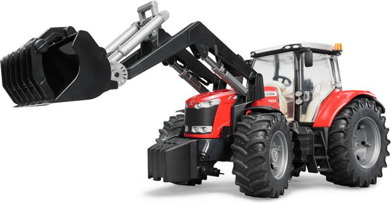 Bruder Massey Ferguson 7600 with Frontloader Truck - 3047