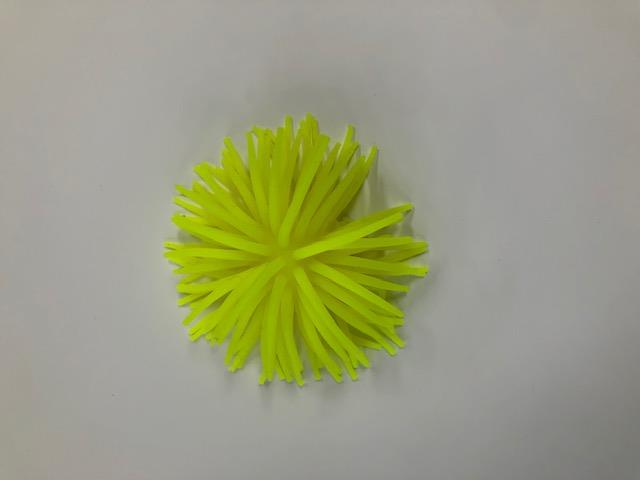 Smile Maker Squishy Tentacle Ball Yellow