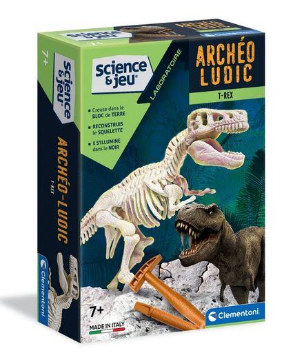 Clementoni Archéo-Ludic Dig T-Rex Fluorescent