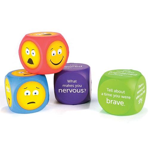 Learning Resources Emoji Soft Foam Cubes