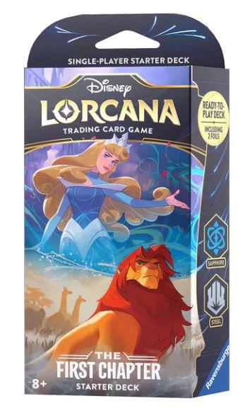 Disney Lorcana The First Chapter Sapphire & Steel Starter Deck