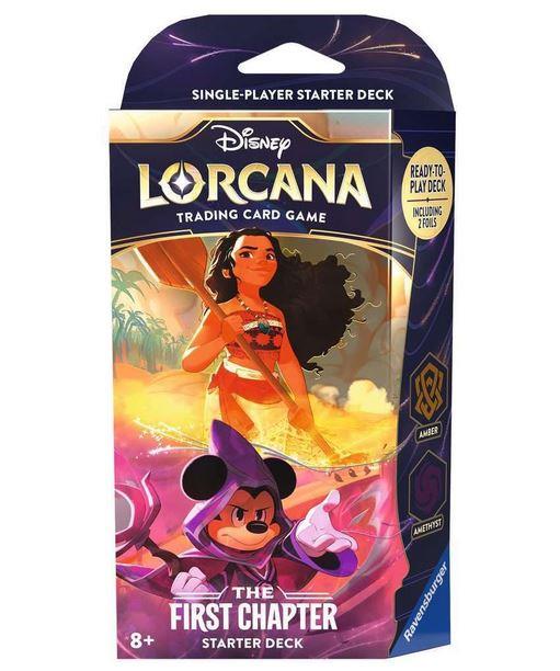 Disney Lorcana The First Chapter Amber & Amethyst Starter Deck