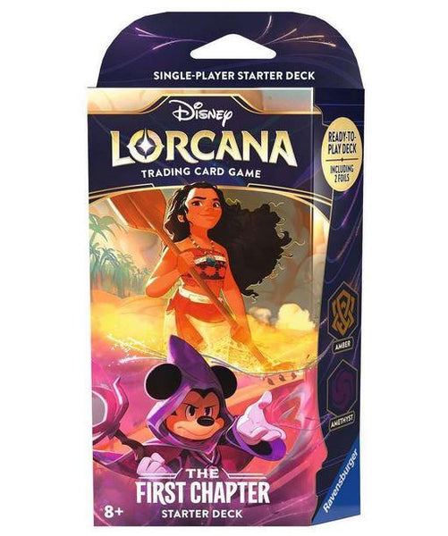 Disney Lorcana The First Chapter Amber & Amethyst Starter Deck