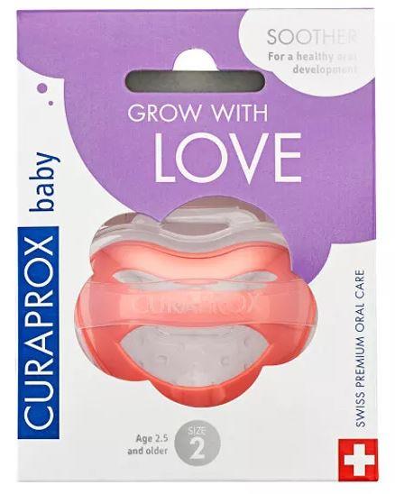 Curaprox Baby Soother Pacifier Coral Size 2