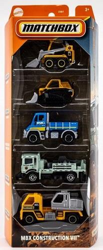 Matchbox Cars MBX Construction VII (Set of 5)