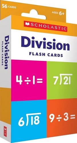 Scholastic Division Flash Cards