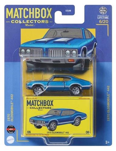 Matchbox Collectors Blue Car 1970 Oldsmobile 442